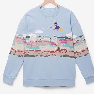 Unisex Studio Ghibli Kiki's Delivery Service Koriko‎ Skyline Crewneck BoxLunch